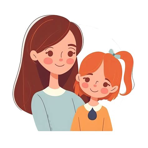 animated picture of mom|mom and daughter cartoon images.